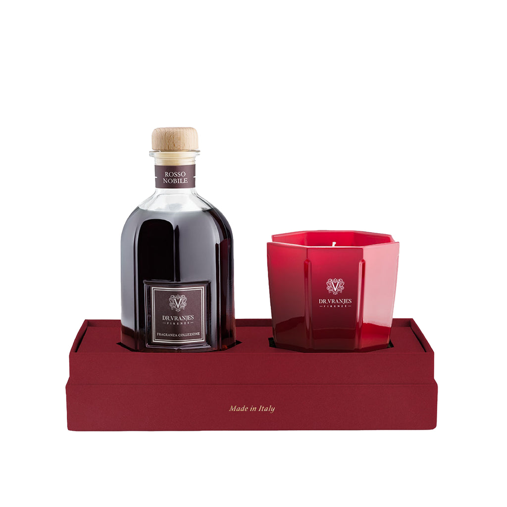 Rosso Nobile Coffret Diffuser & Candle – MAISON DES PARFUMS